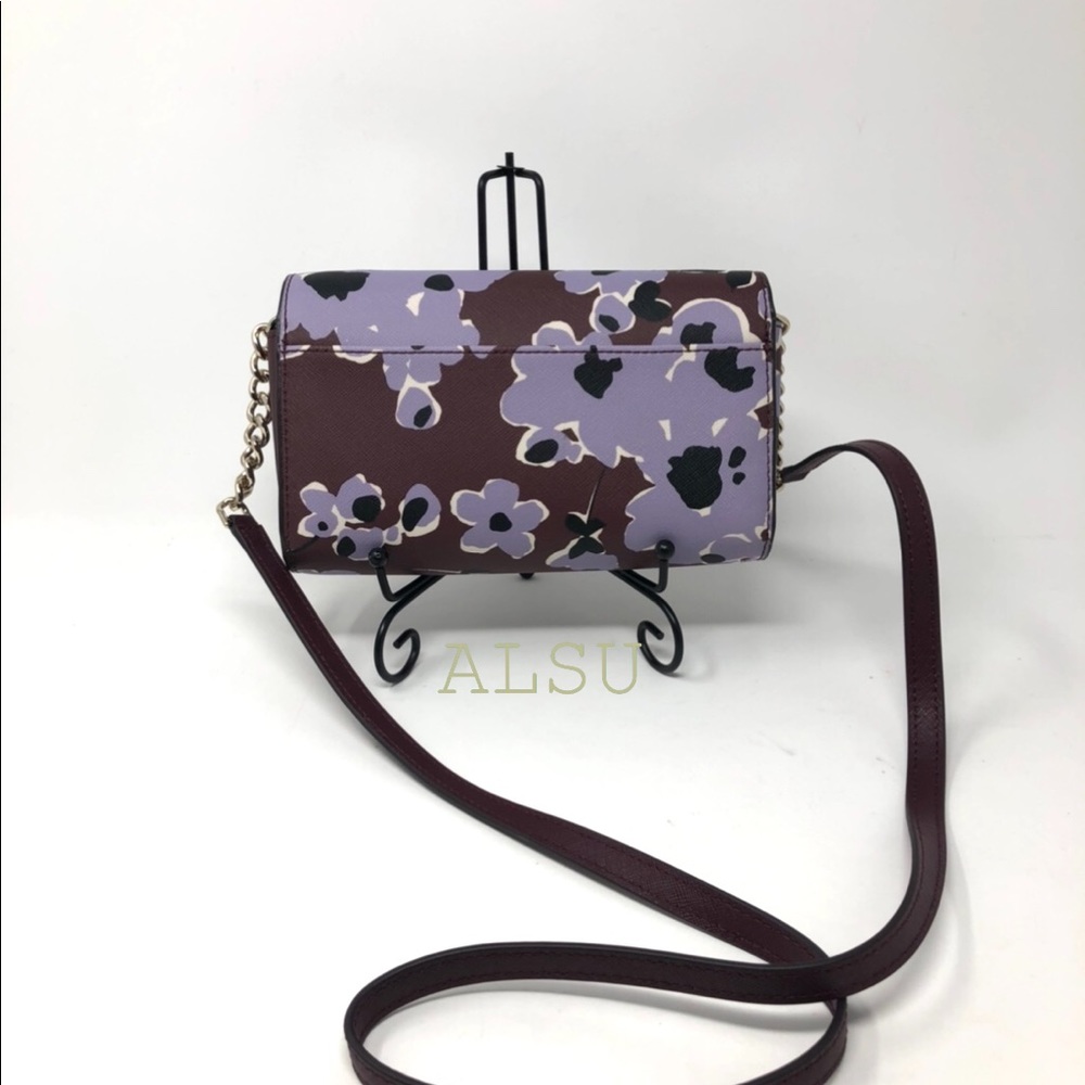 🌸 Spring Sale 🌸 Kate Spade ♠️ Small Flap Crossbody Wild Flowers WLRU6042Z - Picture 2 of 8